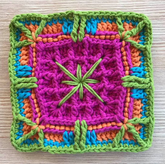 GrannyS Muster "Waffelstern"