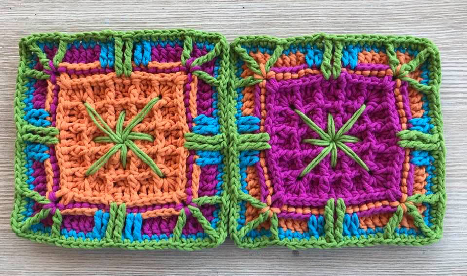 GrannyS Muster "Waffelstern"