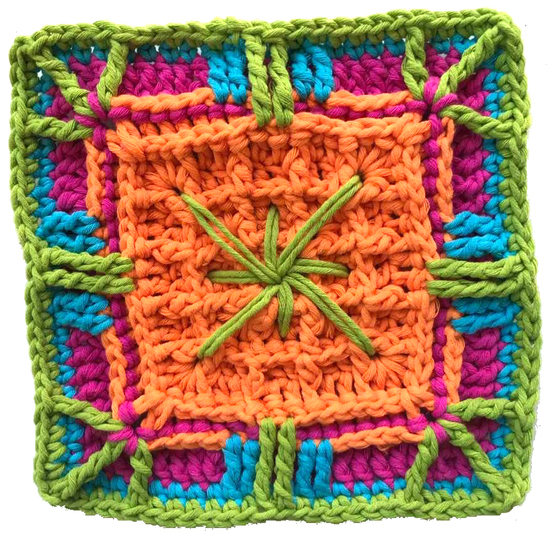 GrannyS Muster "Waffelstern"