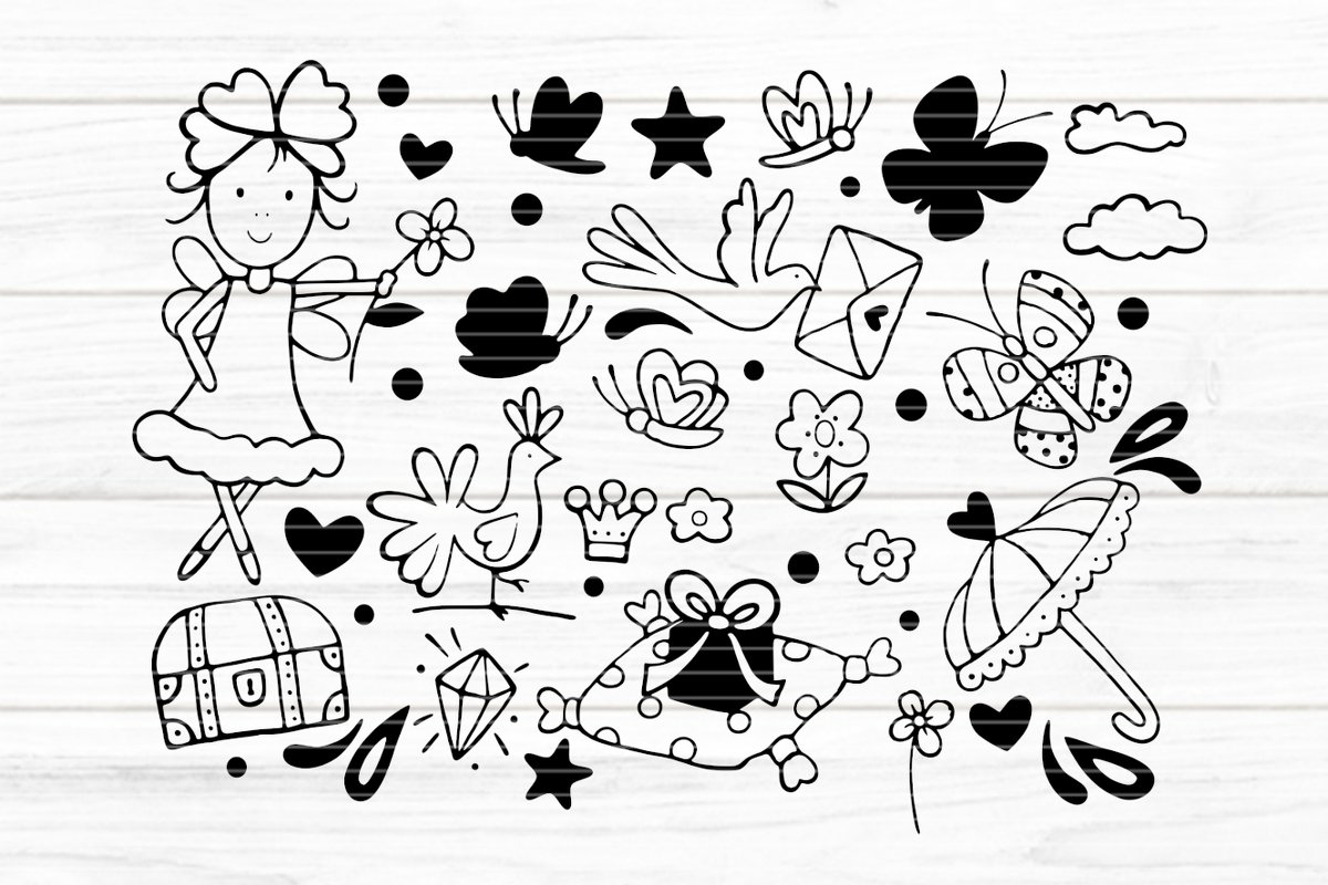 Bastel-Set Fee Plotterdatei SVG DXF FCM