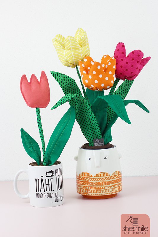 Zimmerpflanzen Frieda Flower (Nähanleitung und Schnittmuster)