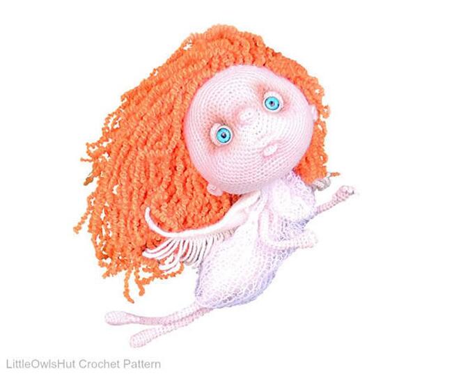 147NLY Haak patroon - Engel Zu - Amigurumi soft toy PDF file by Pertseva CP