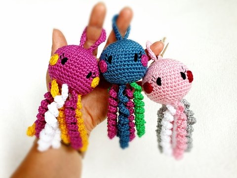 Häkelanleitung Die Octys/ Krake für Babys