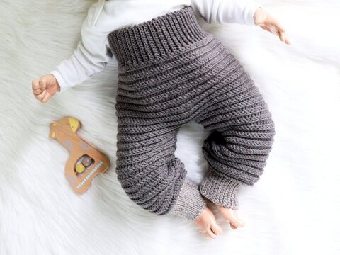 Pumphose für Babys/Kinder "Artur" (Gr. 50-116, Reliefmuster)