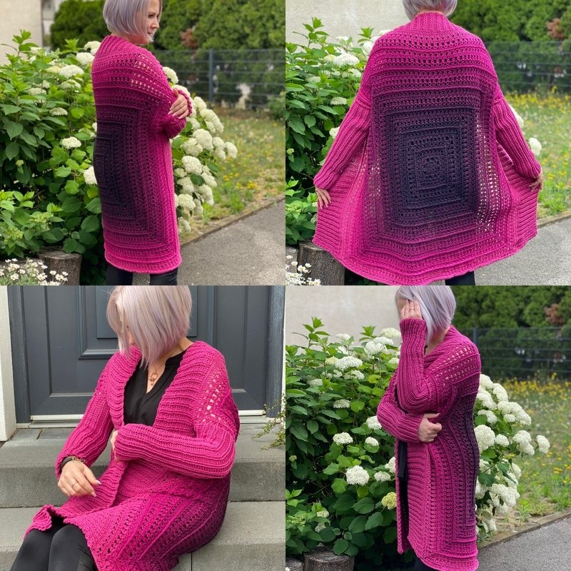 Häkelanleitung Seelenwärmer "Dark Berry" - Bild 3