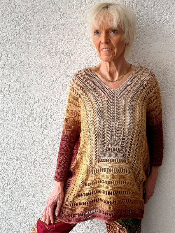 Häkelanleitung Pullover, Shirt, für alle Größen - Bild 2