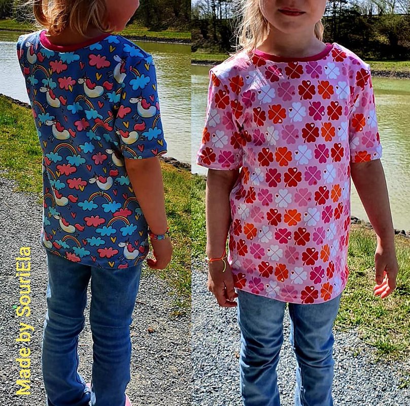 Wende-Shirt "Turnado" Gr. 92-164   Schnitt A4 & Beamerdatei - Bild 2