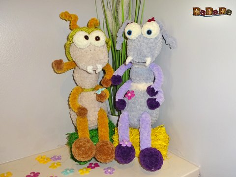 Ameisen – Paar Ämi und Änno, zum Kuscheln, von DaDaDe