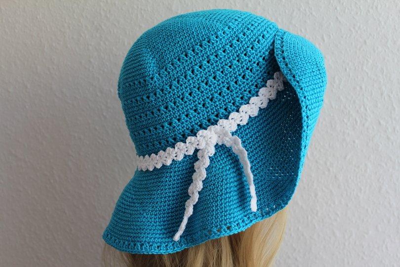 "Festival" Sommer-, Sonnenhut häkeln PDF-Anleitung