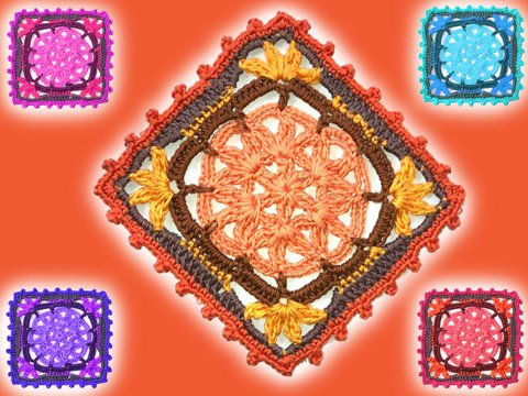 Granny "Blume des Lebens"