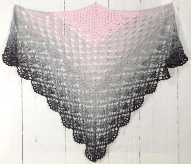 Häkelanleitung: Dreieckstuch "Herzerl"