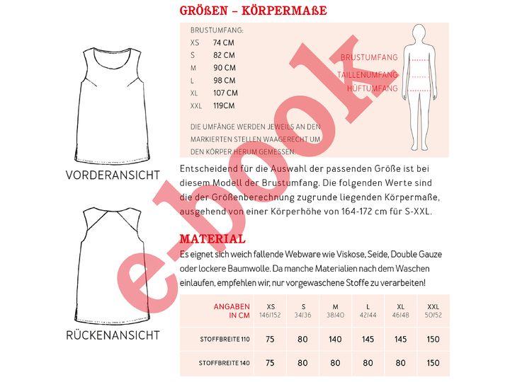 FRAU MERLE Trägertop, e-book