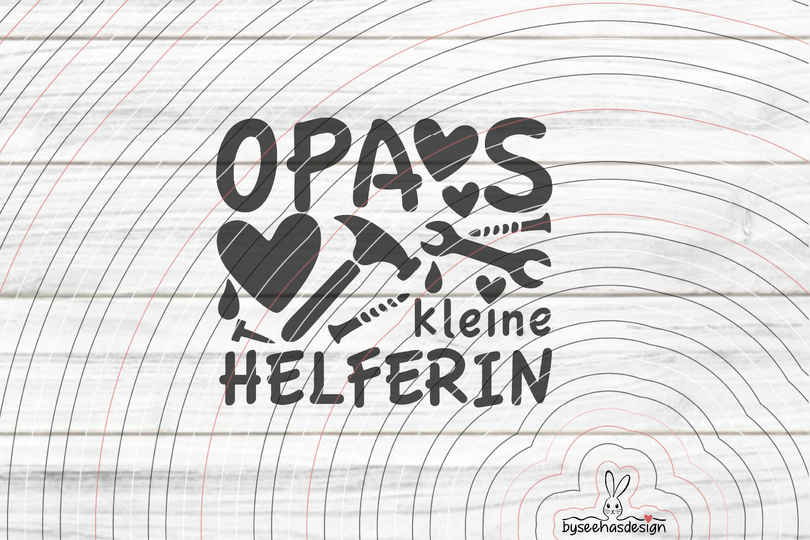Opas kleine Helferin Plotterdatei SVG DXF