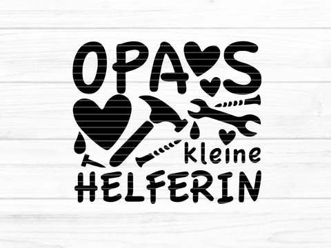 Opas kleine Helferin Plotterdatei SVG DXF FCM