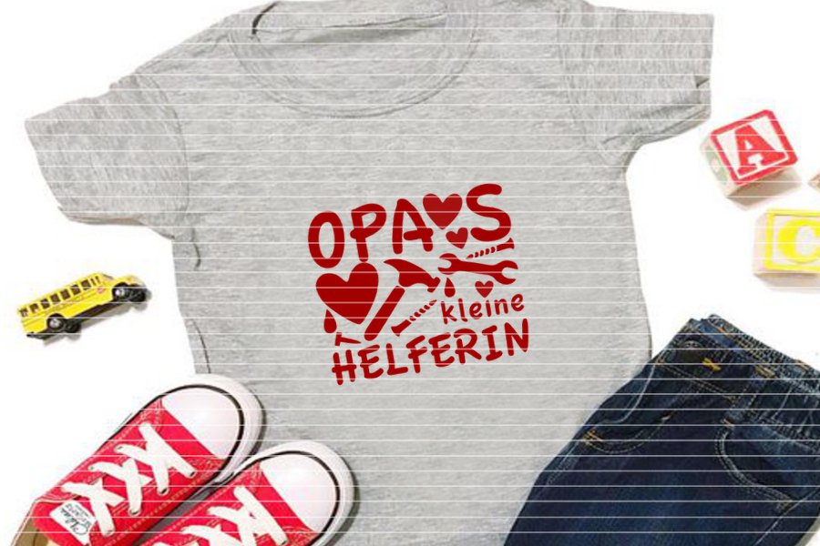 Opas kleine Helferin Plotterdatei SVG DXF FCM - Bild 3