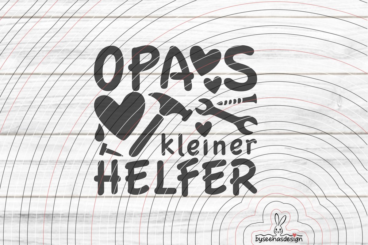 Opas kleiner Helfer Plotterdatei SVG DXF - Bild 2