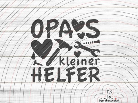 Opas kleiner Helfer Plotterdatei SVG DXF