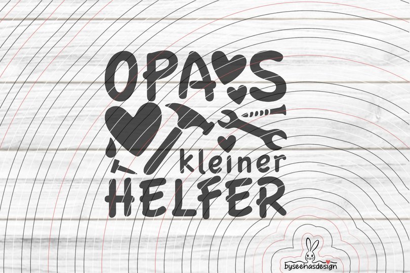 Opas kleiner Helfer Plotterdatei SVG DXF