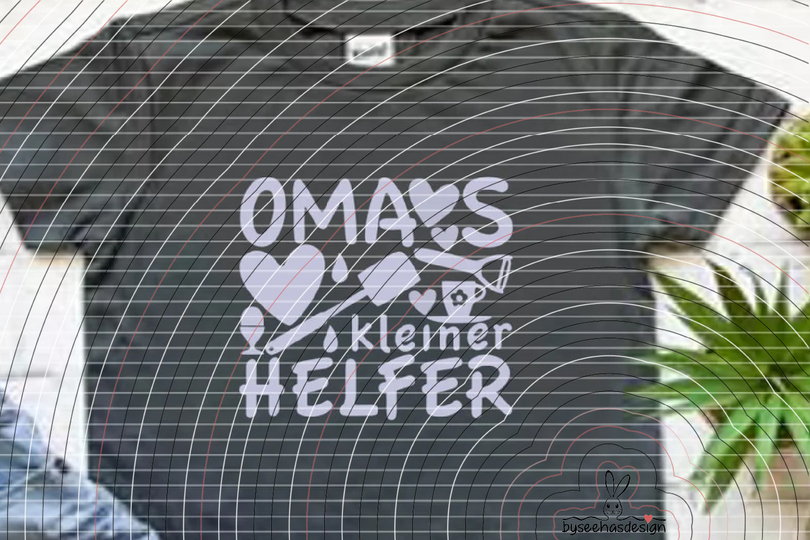 Omas kleiner Helfer Plotterdatei SVG DXF