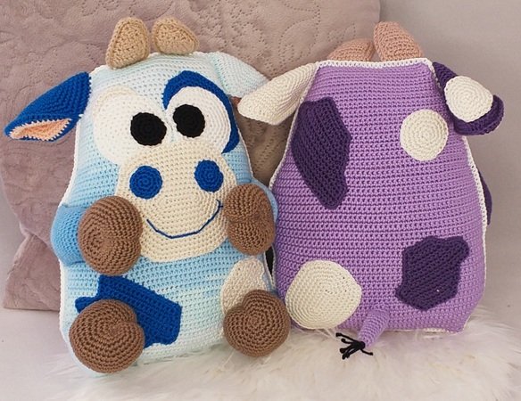 Crochet Pattern "Cow Pillow"
