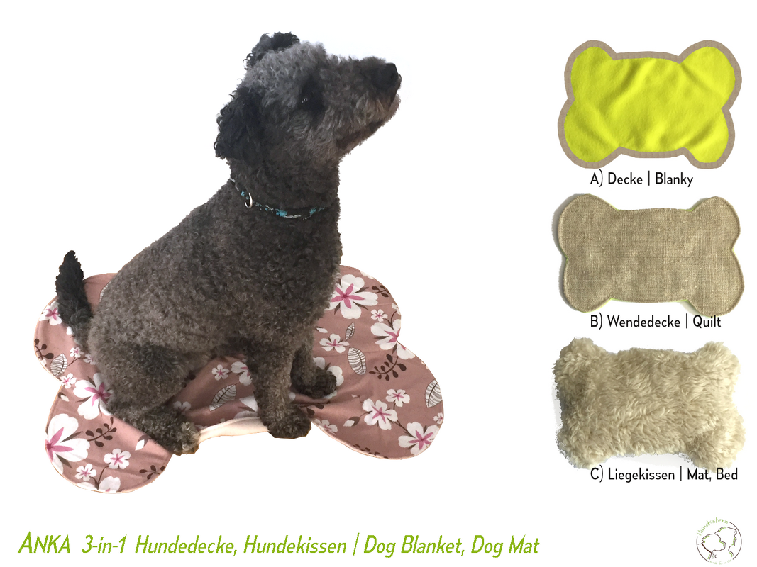 ANKA 3-in-1 Decke, Matte, Bett. 4 Gr., Anl.+Schnitt