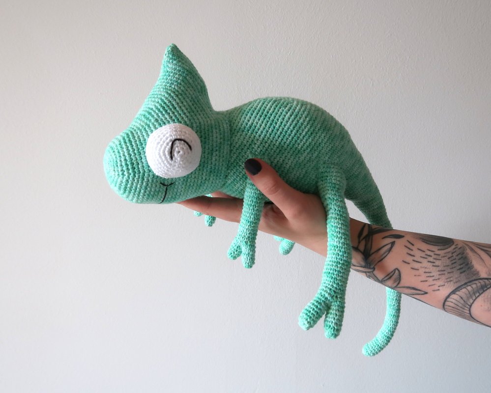 Grinsechamäleon (groß) von LaCritza