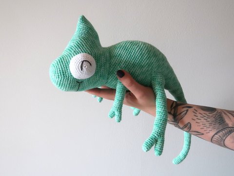 Grinsechamäleon (groß) von LaCritza