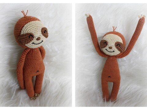 Grinsefaultier (klein) von LaCritza