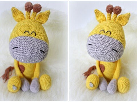 Grinsegiraffe (groß) von LaCritza