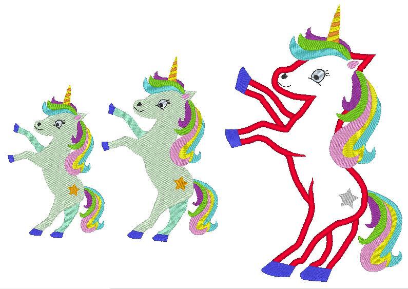 Stickdatei Einhorn