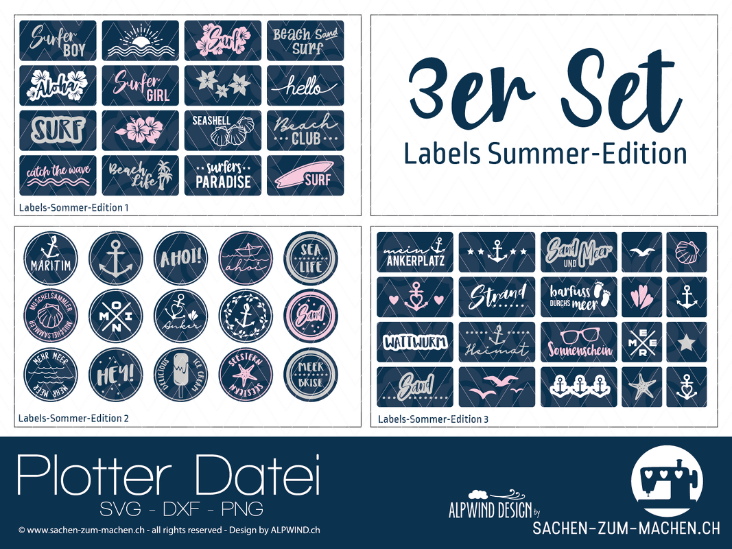 "Labels summer-edition" (3ER-SET)