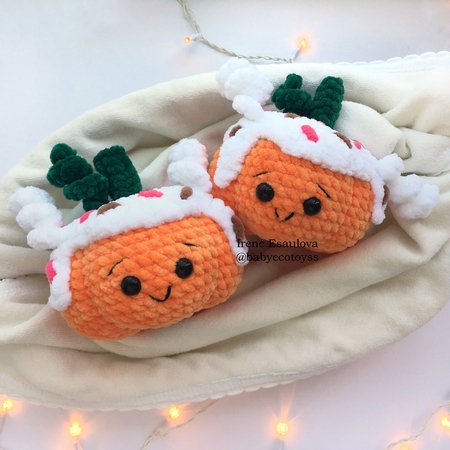 Crochet Amigurumi pattern Creamy Pumpkin Halloween