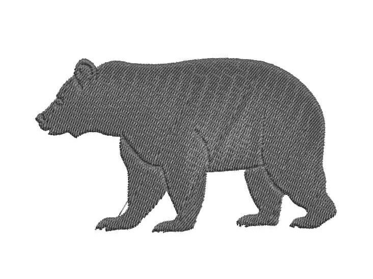 Bear Machine Embroidery Design - Image 2