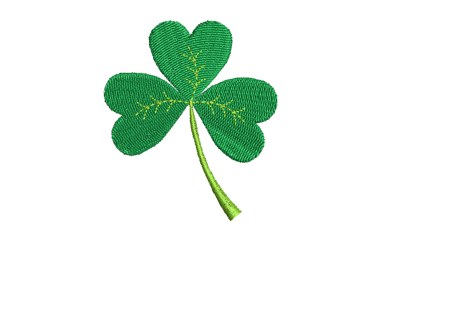 Machine embroidery Clover  shamrock - Image 2