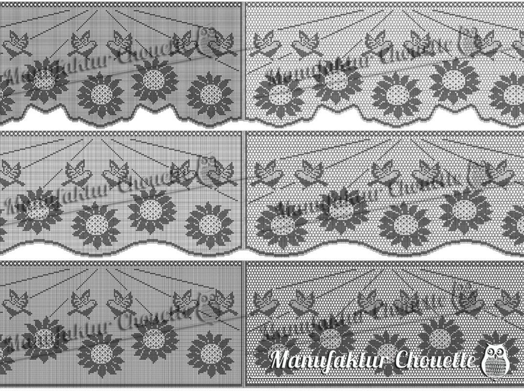 Gardine "Sonnenblumen"  6 Varianten - Sommerkollektion - Bild 2