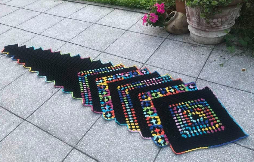 Tolle Stola "Zackenpfeil"