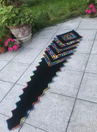 Tolle Stola "Zackenpfeil"