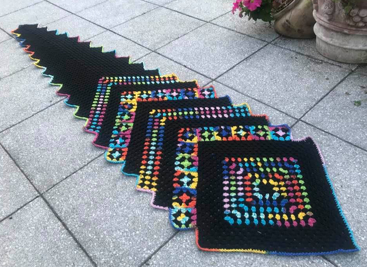 Tolle Stola "Zackenpfeil"