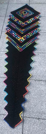 Tolle Stola "Zackenpfeil"