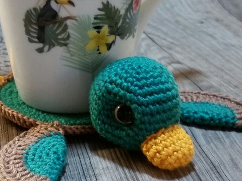 Untersetzer Kleine Ente Polly