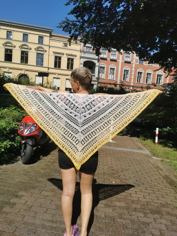 Wunderschönes Häkeltuch Millefleur - Bild 10