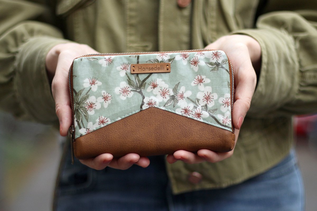 Geldbörse Little Mynta mit umlaufendem Reißverschluss