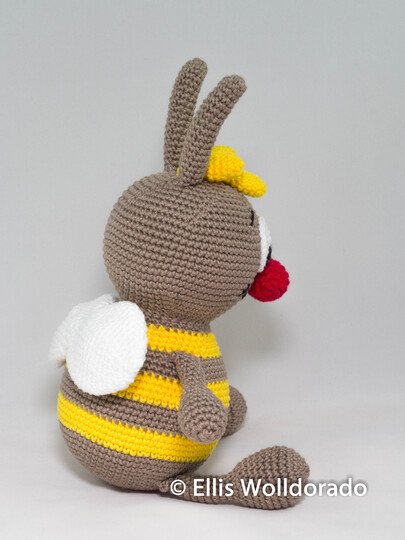 Hummel Ingo, Amigurumi, Häkelanleitung