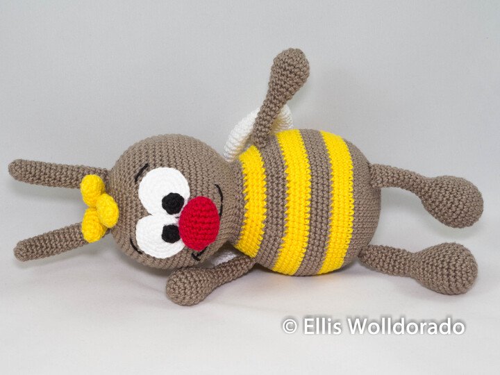 Hummel Ingo, Amigurumi, Häkelanleitung