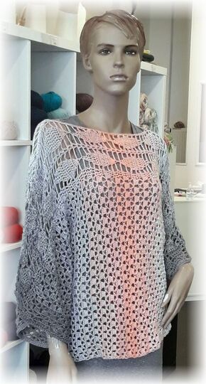 Häkelanleitung Oversize Shirt Dressy Unisize