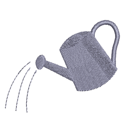 Watering Can Machine embroidery design