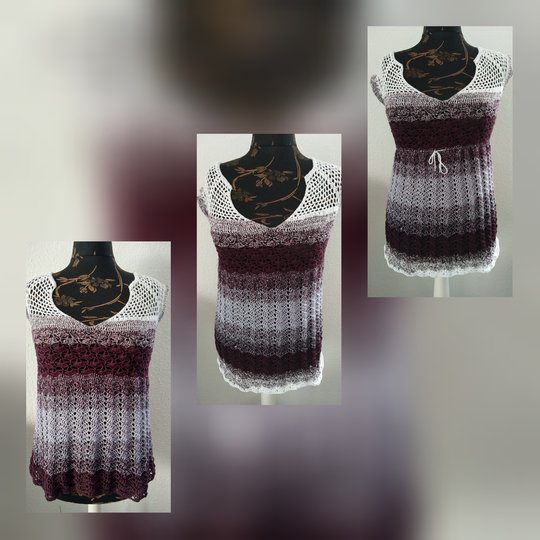 Amabilis -Tunika/Shirt/Kleid/ RVO häkeln in allen Damengrößen