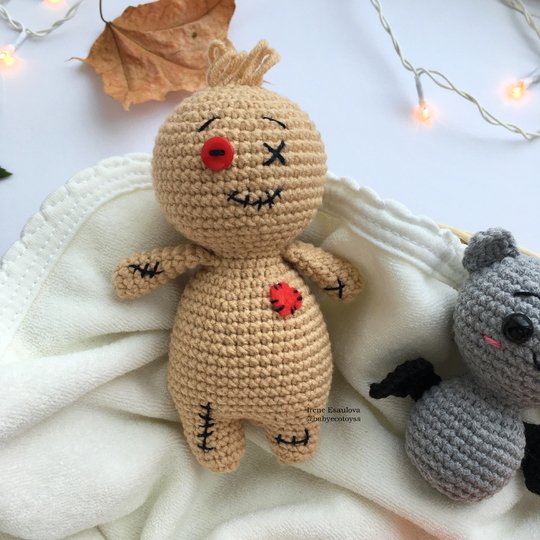 Crochet Amigurumi Pattern Volumetric Halloween Toys