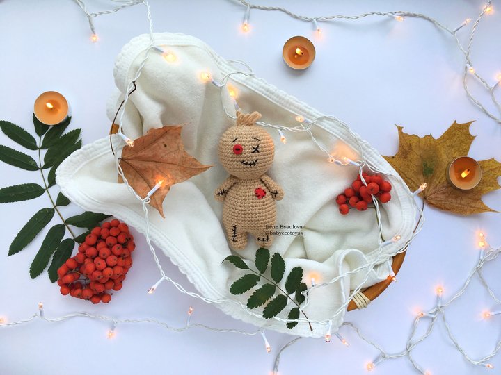 Crochet Amigurumi Pattern Volumetric Halloween Toys