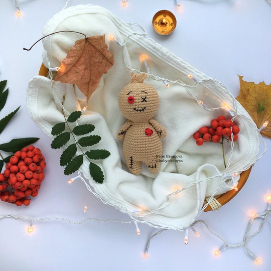 Crochet Amigurumi Pattern Volumetric Halloween Toys